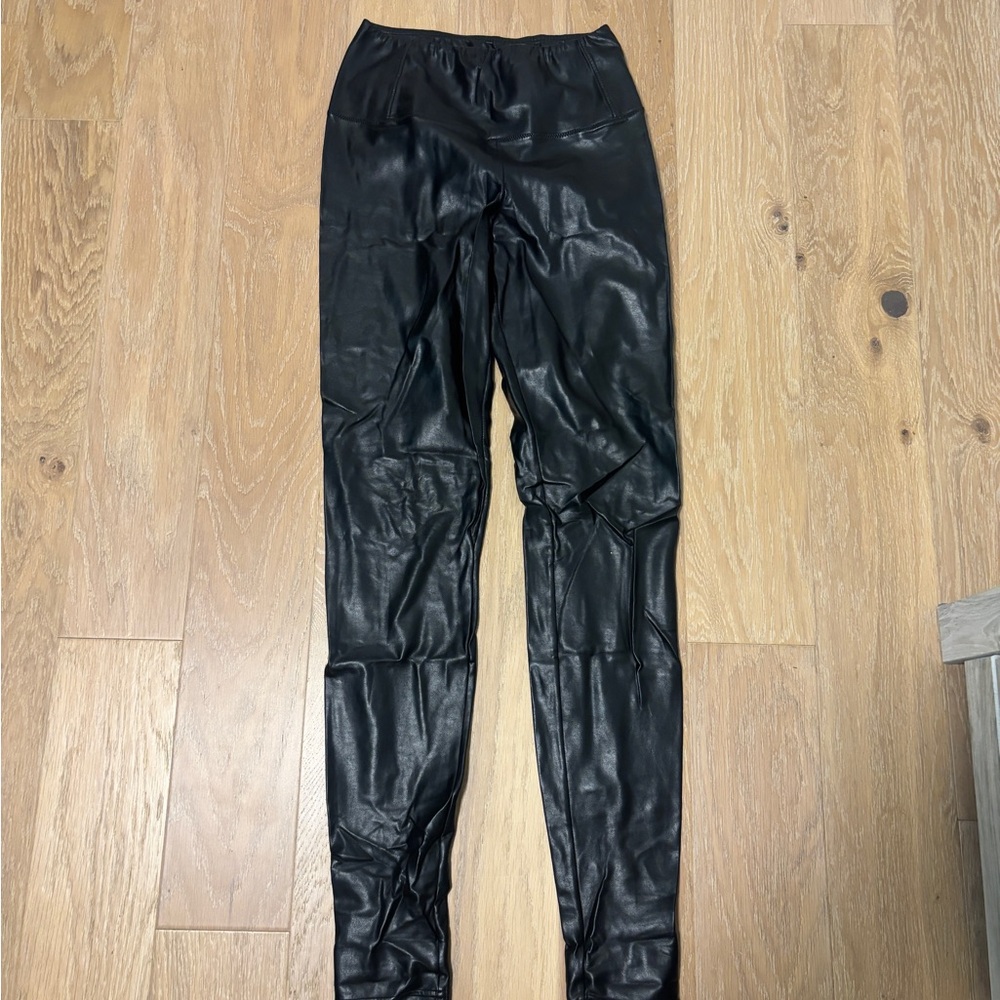 Wilfred Free Black Faux Leather Pants